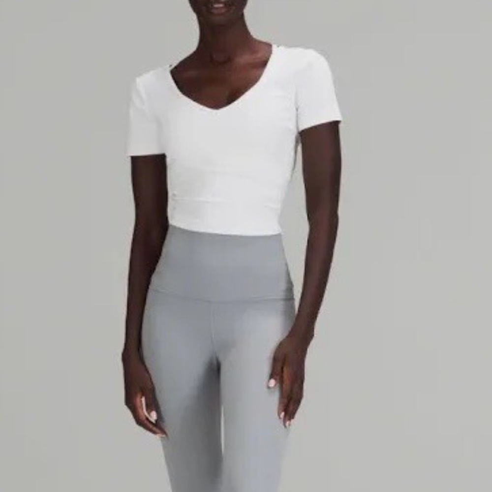 lululemon athletica White Short Sleeve Tee